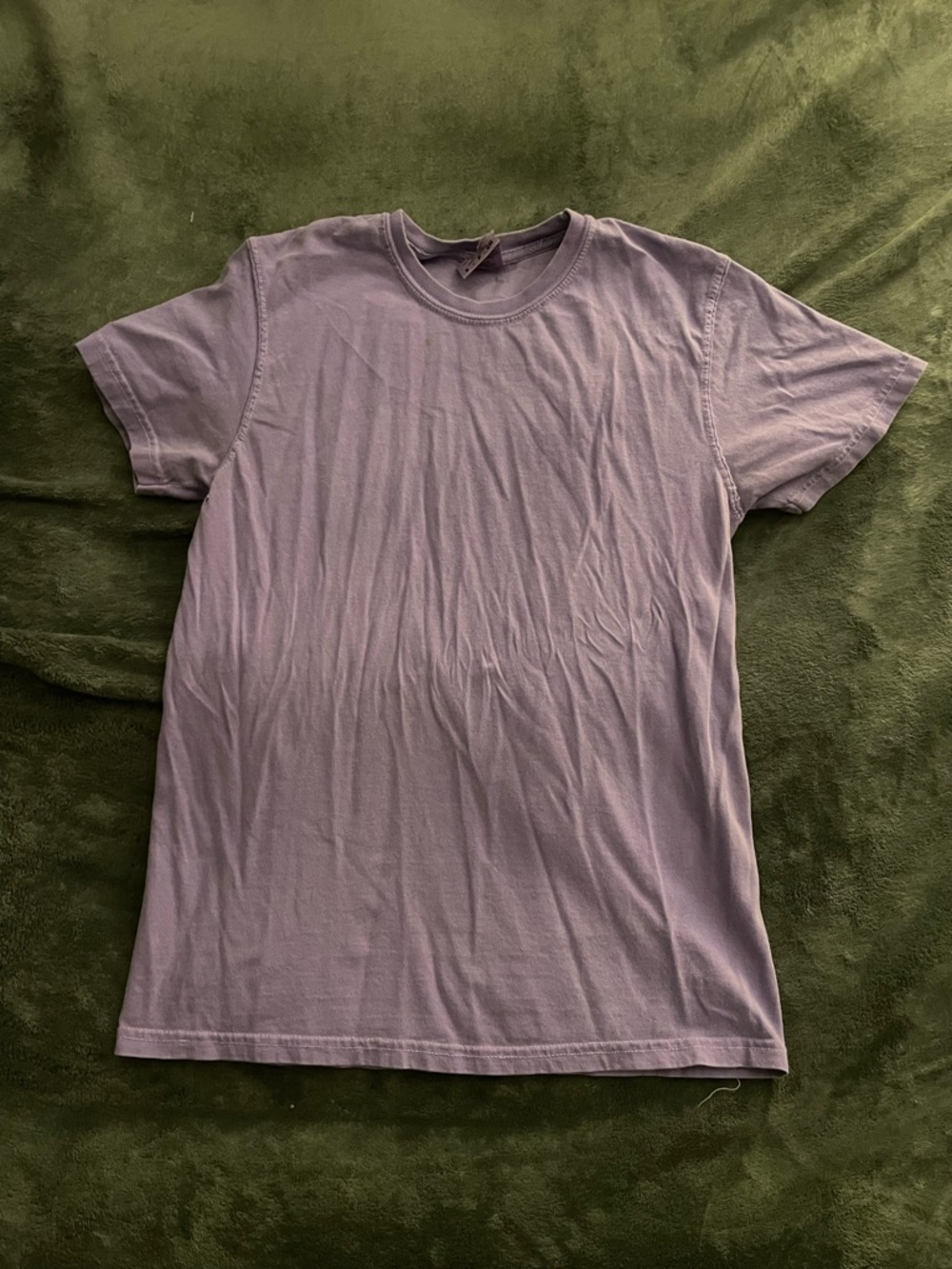 Lavender Purple Basic Tee Minimal Aesthetic Soft Girl Streetwear Comfort Colors